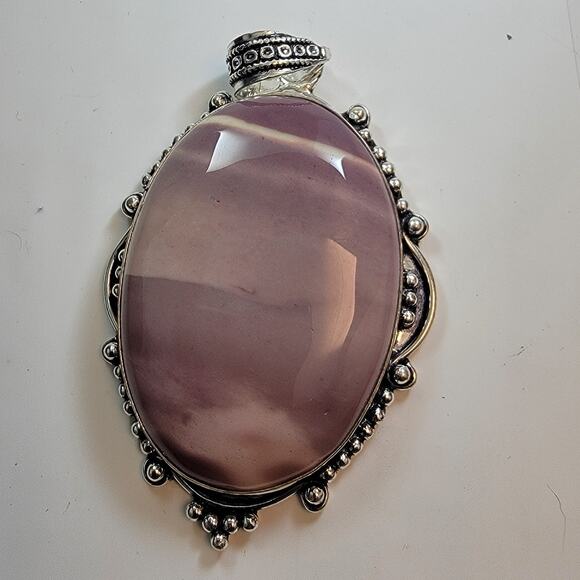 Necklace Pendants Mookaite Jasper Handmade Jewelry Set in Sterling Silver Bezel - Picture 1 of 10